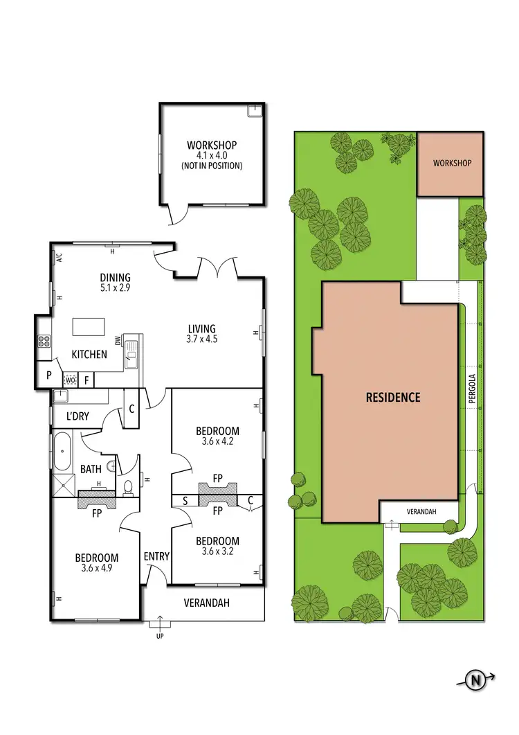 Floorplan of Homely house listing, 25 Ewing Street, Brunswick VIC 3056