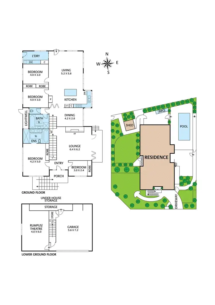 Floorplan of Homely house listing, 31 Huntingfield Drive, Doncaster East VIC 3109