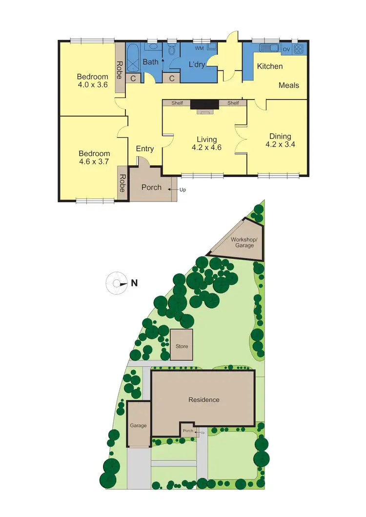 Floorplan of Homely house listing, 1 George Street, Camberwell VIC 3124