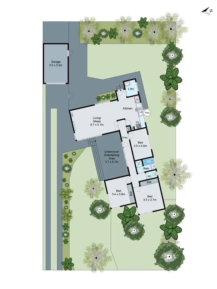 Floorplan of Homely house listing, 34 Andrew Street, Mount Waverley VIC 3149