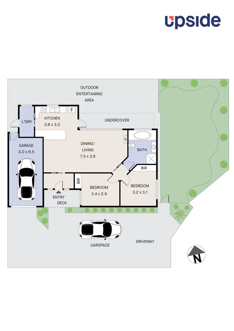 Floorplan of Homely unit listing, 1/44 Wellington Street, Geelong West VIC 3218