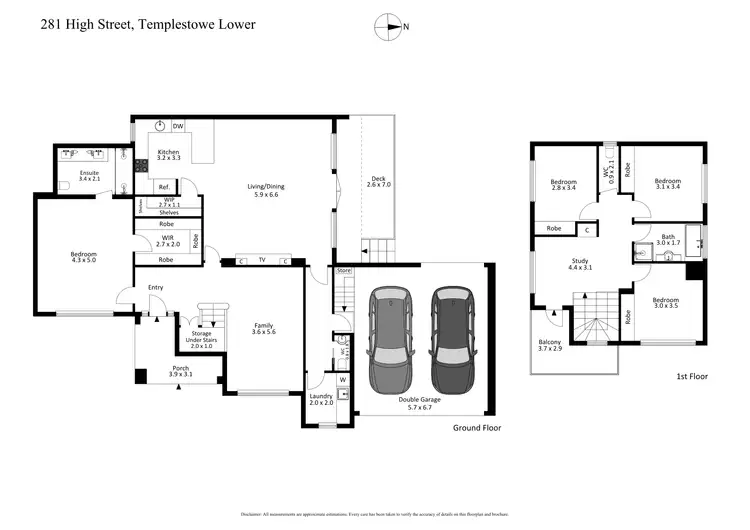 Floorplan of Homely house listing, 281 High Street, Templestowe Lower VIC 3107