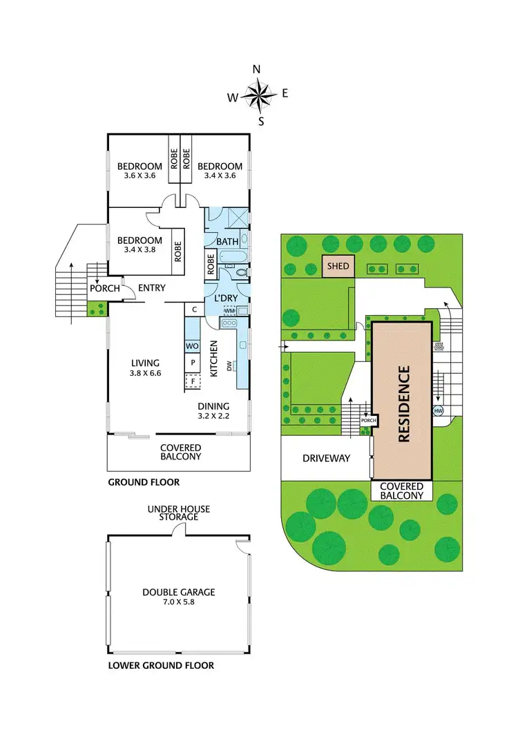 Floorplan of Homely house listing, 12 Jarrah Court, Greensborough VIC 3088