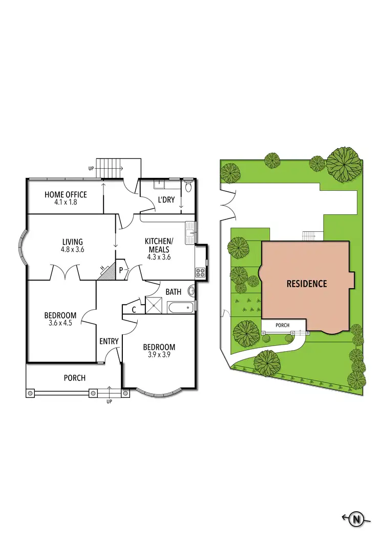 Floorplan of Homely house listing, 154 Nicholson Street, Coburg VIC 3058