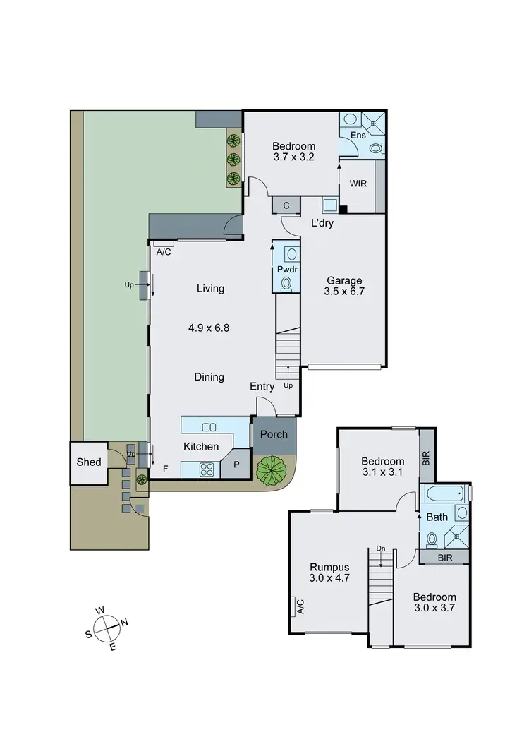 Floorplan of Homely townhouse listing, 4/30 Westbrook Street, Chadstone VIC 3148