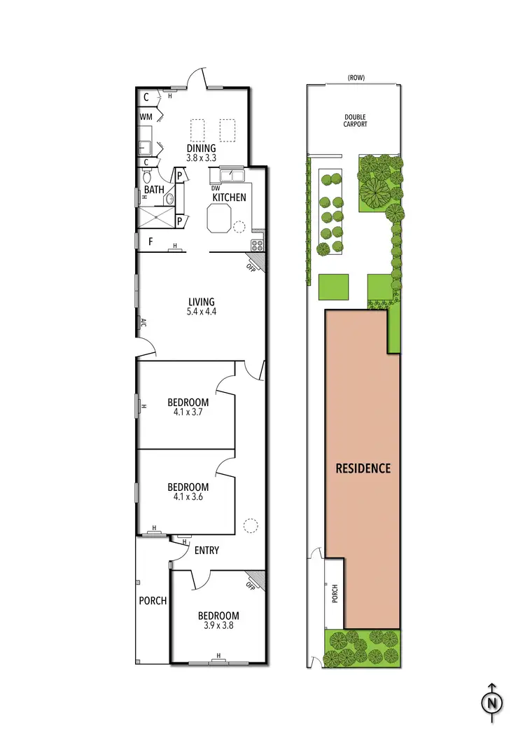 Floorplan of Homely house listing, 147 Brunswick Road, Brunswick VIC 3056
