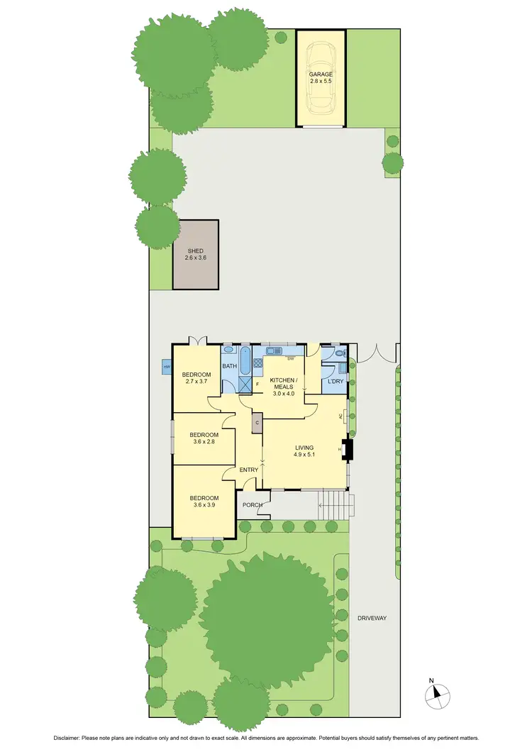 Floorplan of Homely house listing, 5 Boorahman Street, Balwyn North VIC 3104