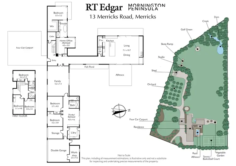 Floorplan of Homely rural property listing, 13 Merricks Road, Merricks VIC 3916