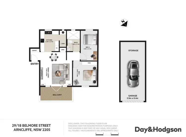 Floorplan of Homely apartment listing, 29/18 Belmore Street, Arncliffe NSW 2205