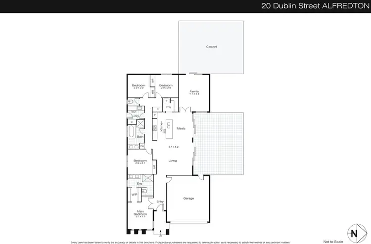 Floorplan of Homely house listing, 20 Dublin Street, Alfredton VIC 3350