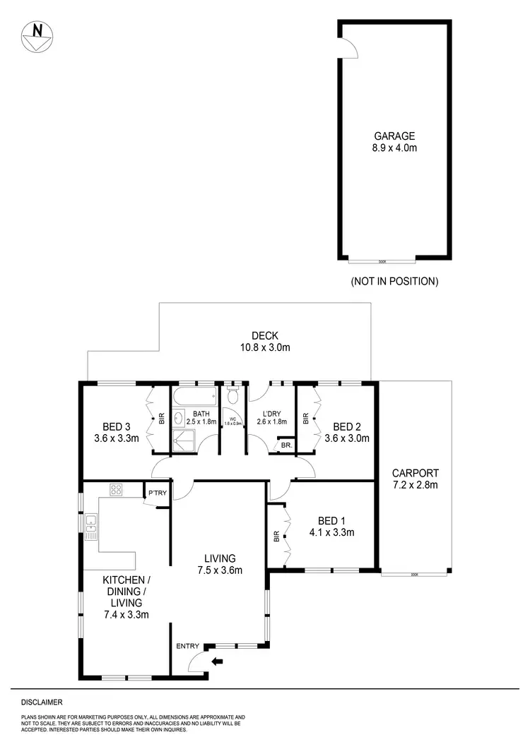 Floorplan of Homely house listing, 5 Malbec Drive, Mount Clear VIC 3350