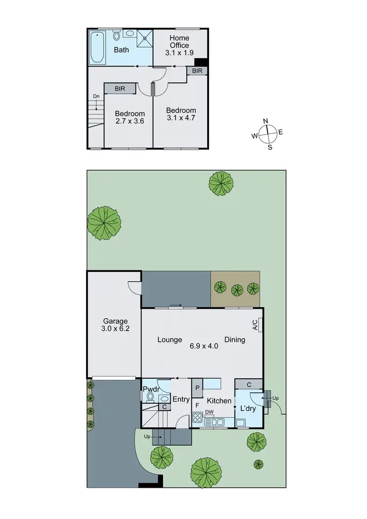 Floorplan of Homely unit listing, 2/21 Herbert Street, Mount Waverley VIC 3149