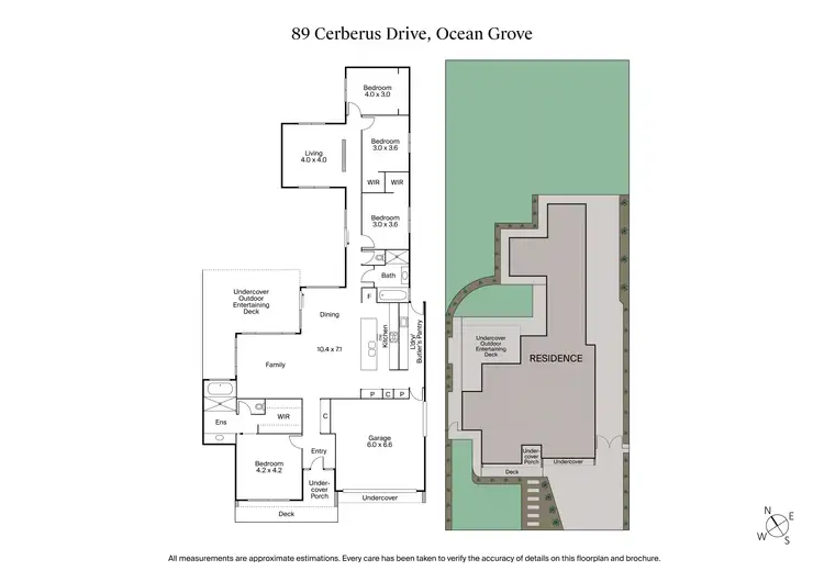 Floorplan of Homely house listing, 89 Cerberus Drive, Ocean Grove VIC 3226
