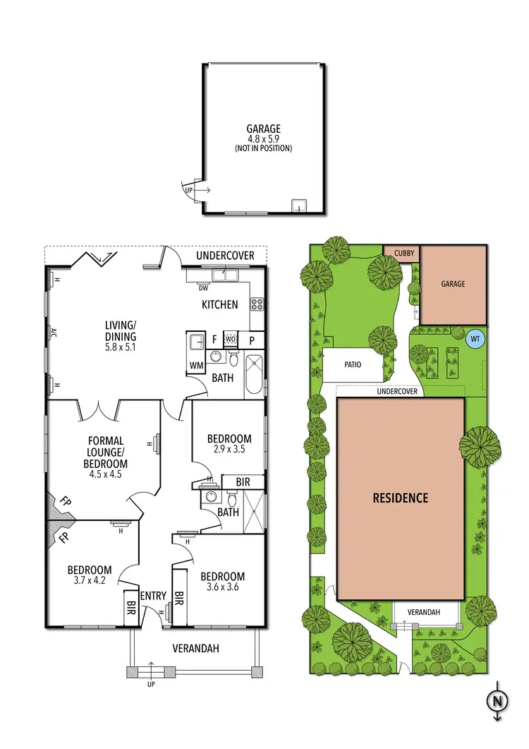 Floorplan of Homely house listing, 22 Albion Street, Brunswick East VIC 3057