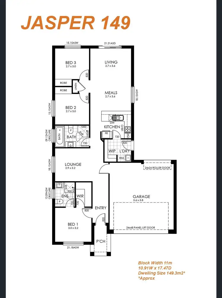 Floorplan of Homely house listing, 1304 McMillan Parade, Gawler East SA 5118