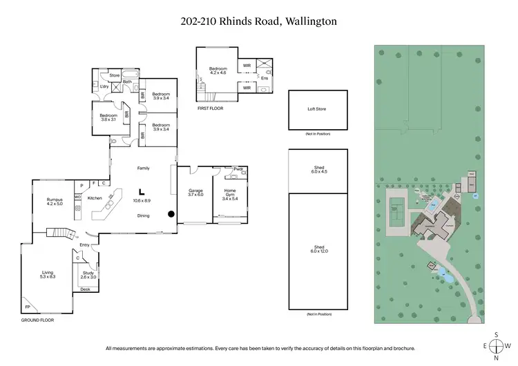 Floorplan of Homely house listing, 202-210 Rhinds Road, Wallington VIC 3222