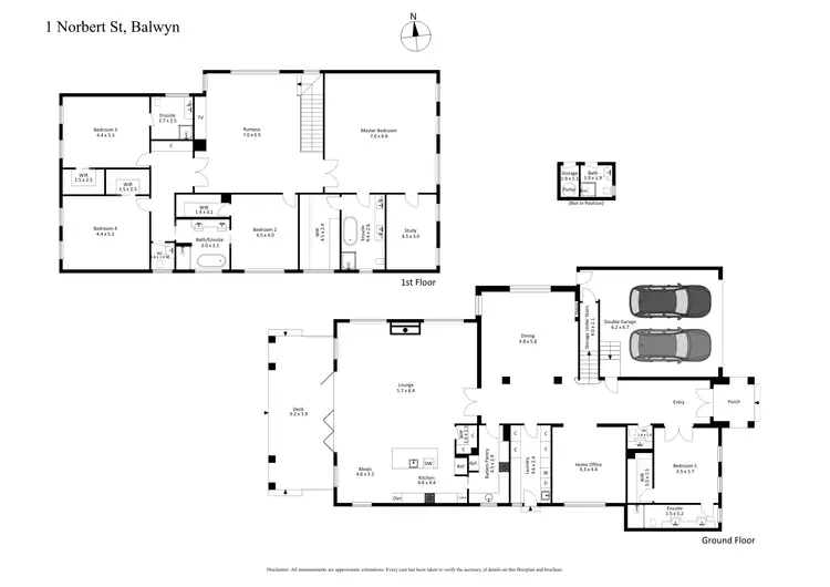 Floorplan of Homely house listing, 1 Norbert Street, Balwyn VIC 3103