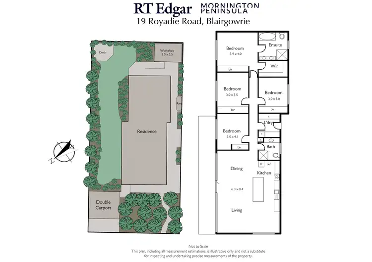 Floorplan of Homely house listing, 19 Royadie Road, Blairgowrie VIC 3942