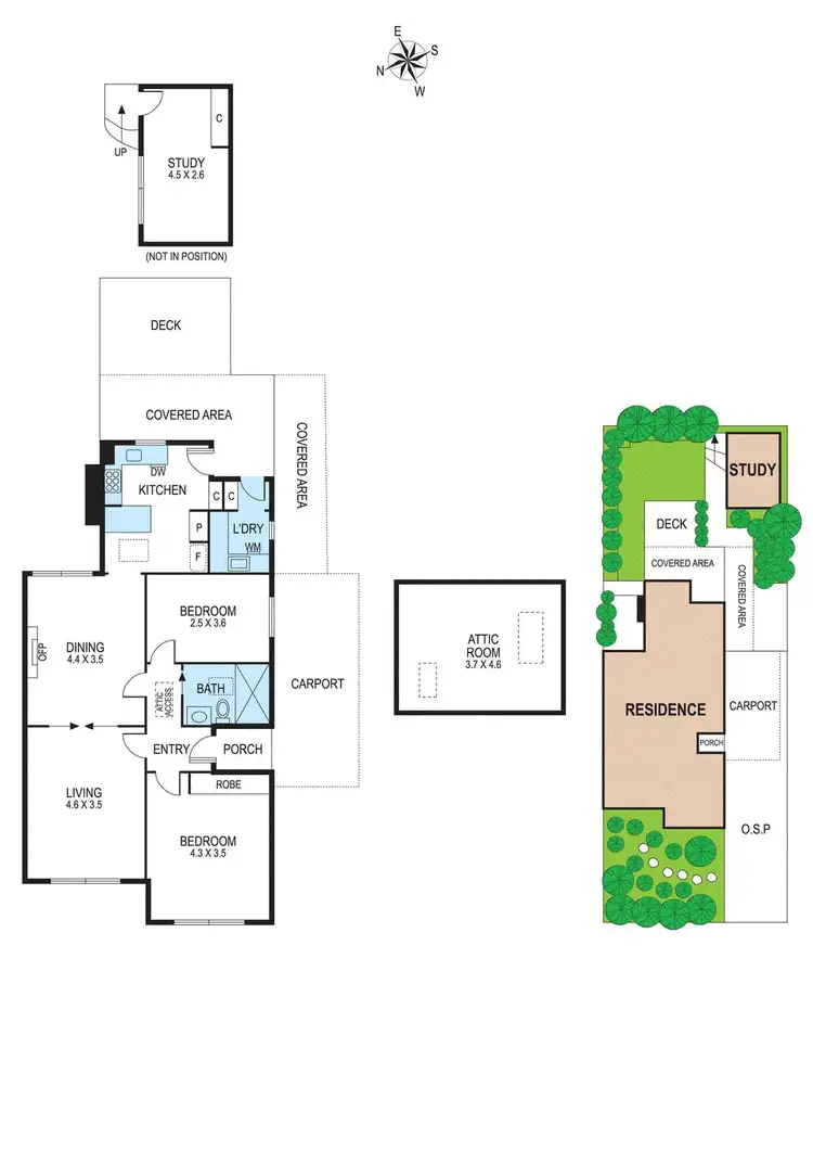 Floorplan of Homely house listing, 4 Poplar Grove, Carnegie VIC 3163