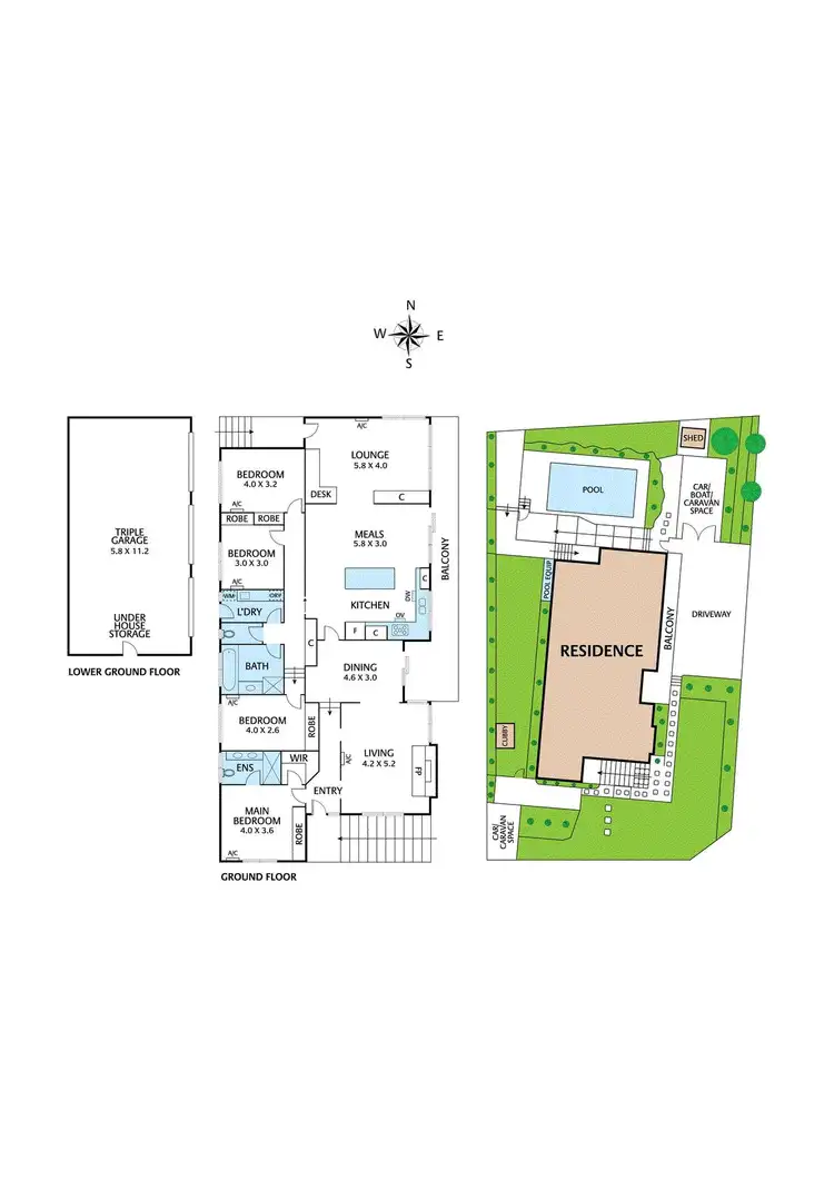 Floorplan of Homely house listing, 15 Griffin Court, Eltham VIC 3095