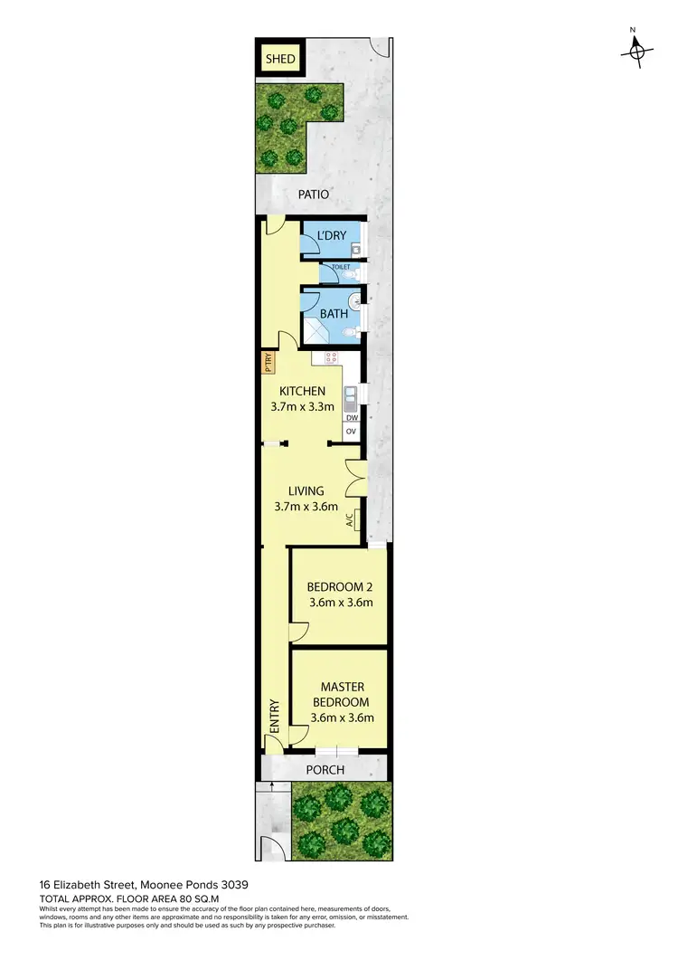 Floorplan of Homely house listing, 16 Elizabeth Street, Moonee Ponds VIC 3039