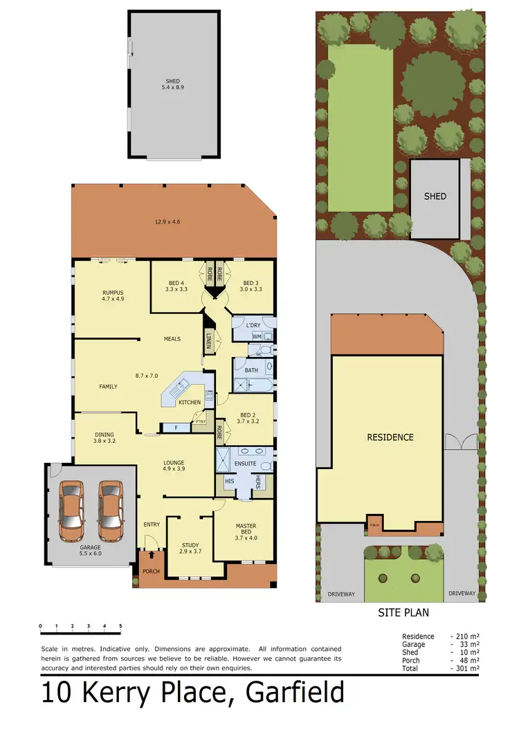 Floorplan of Homely house listing, 10 Kerry Place, Garfield VIC 3814
