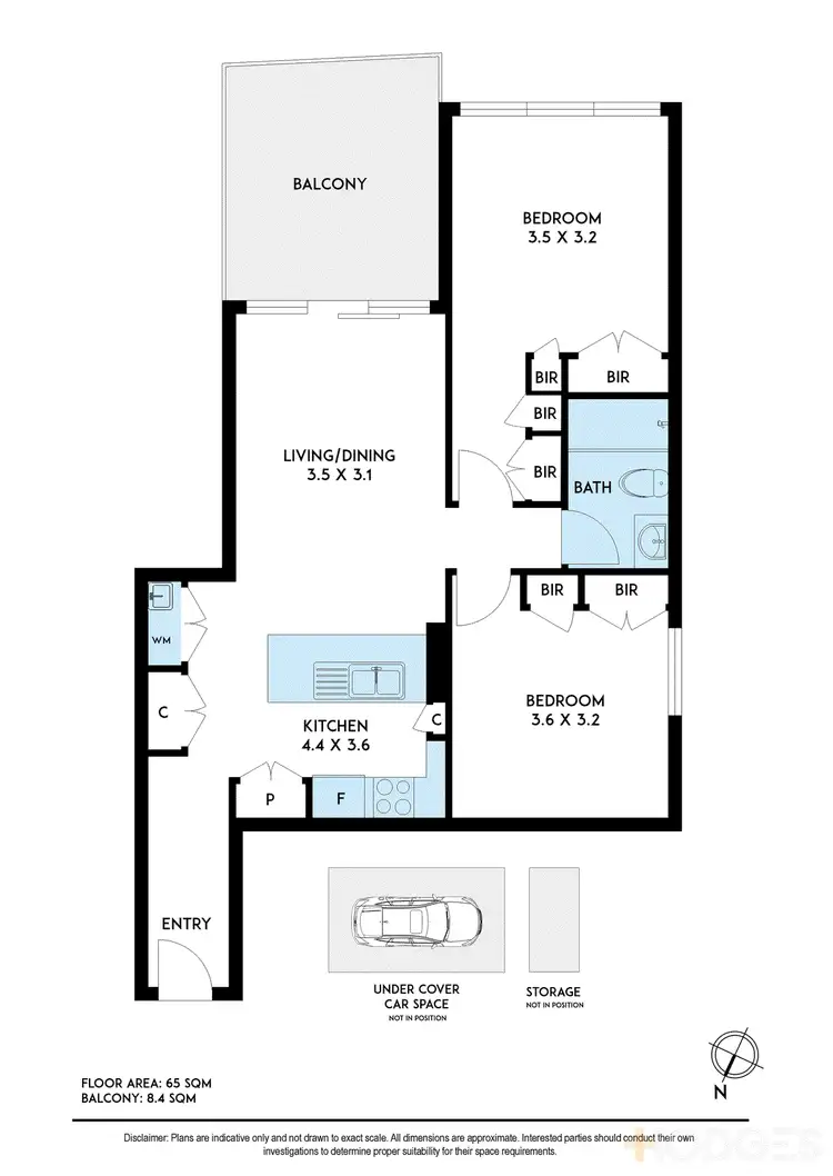 Floorplan of Homely apartment listing, 117/369 High Street, Kew VIC 3101