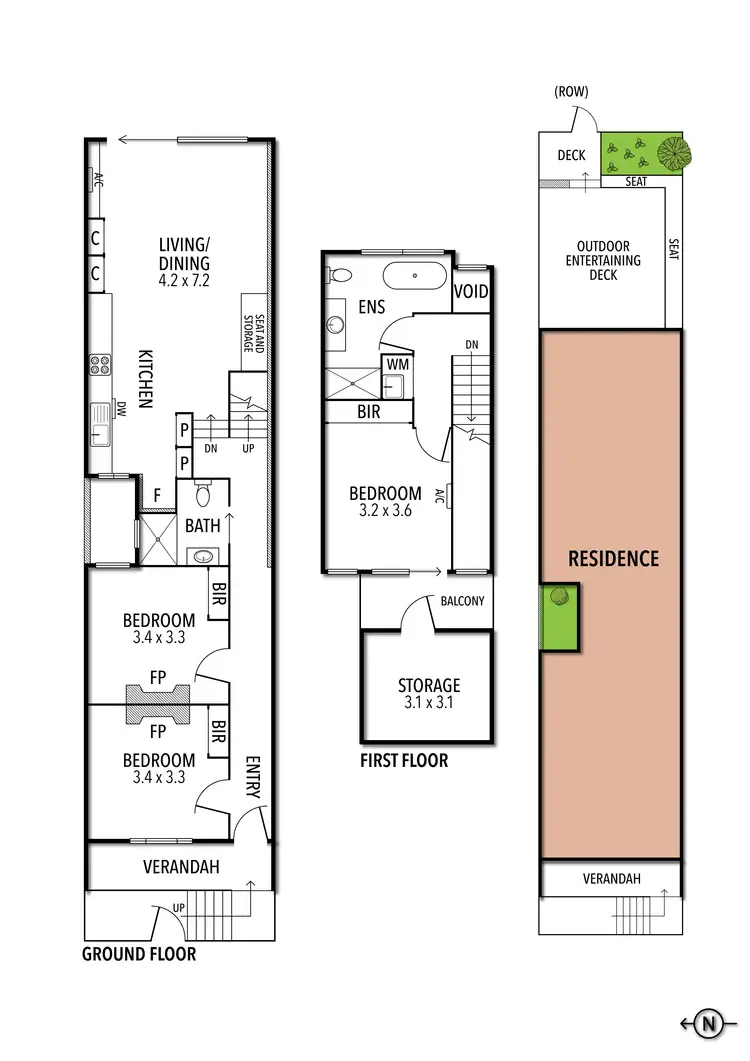 Floorplan of Homely house listing, 4 Aintree Street, Brunswick East VIC 3057