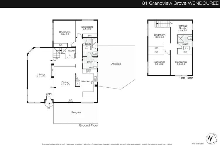 Floorplan of Homely house listing, 81 Grandview Grove, Wendouree VIC 3355
