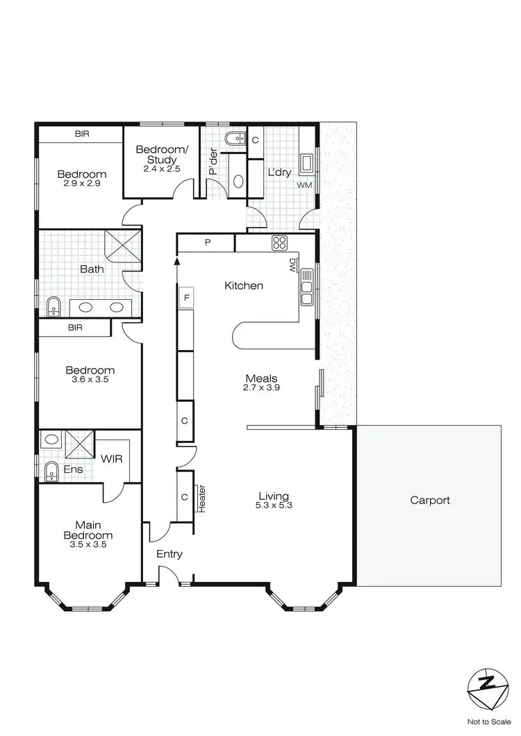 Floorplan of Homely house listing, 103 Whitelaw Avenue, Delacombe VIC 3356
