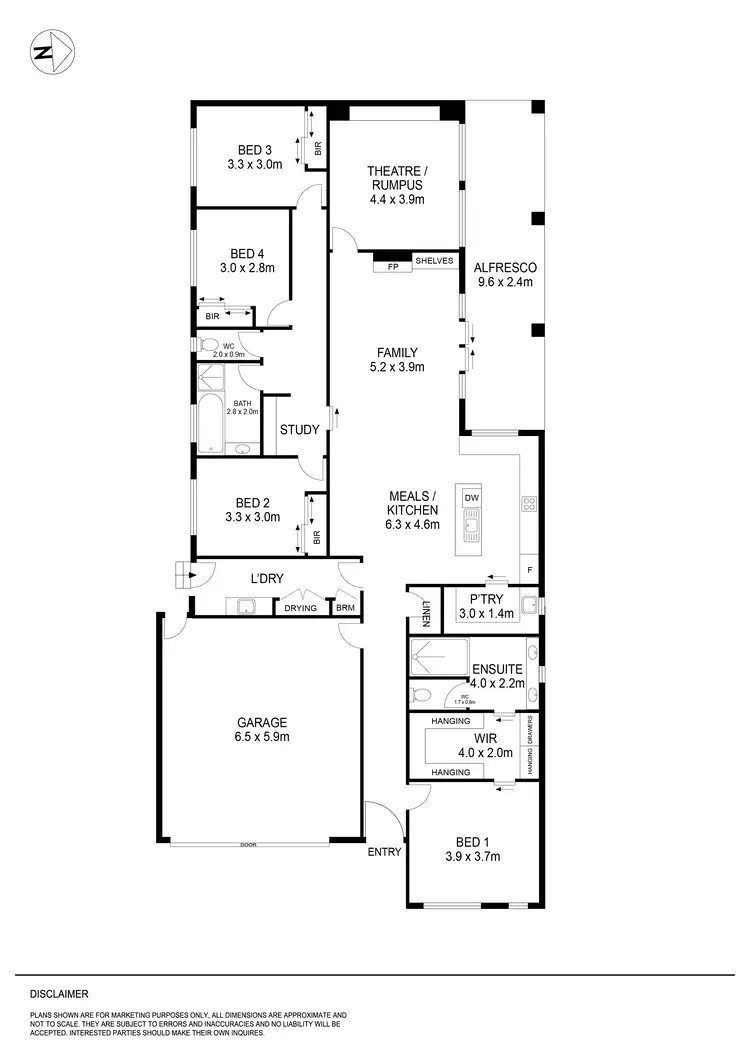 Floorplan of Homely house listing, 27 Verdale Drive, Alfredton VIC 3350