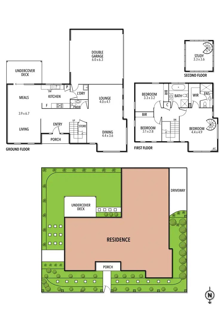 Floorplan of Homely house listing, 52 Edgewater Boulevard, Maribyrnong VIC 3032