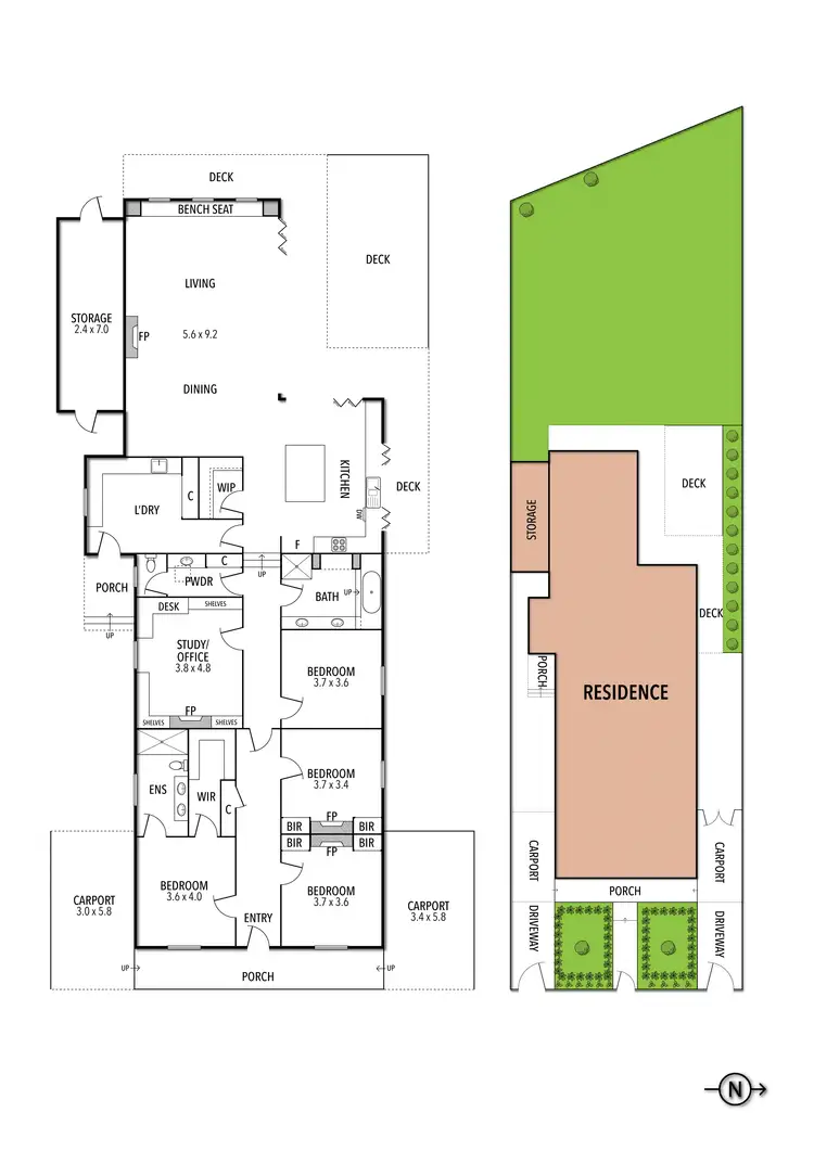 Floorplan of Homely house listing, 3 Parry Street, Moonee Ponds VIC 3039