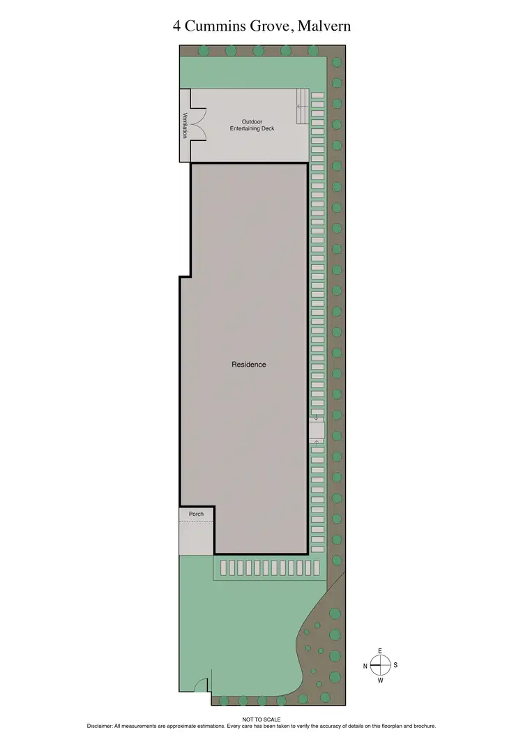 Floorplan of Homely house listing, 4 Cummins Grove, Malvern VIC 3144