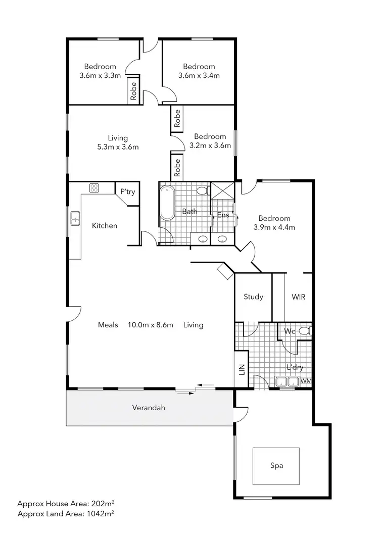 Floorplan of Homely house listing, 316 York Street, Ballarat East VIC 3350