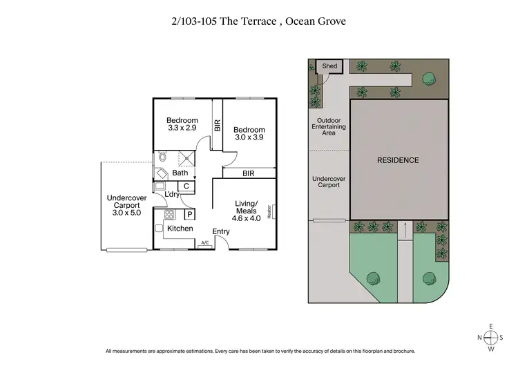 Floorplan of Homely unit listing, 2/103-105 The Terrace, Ocean Grove VIC 3226