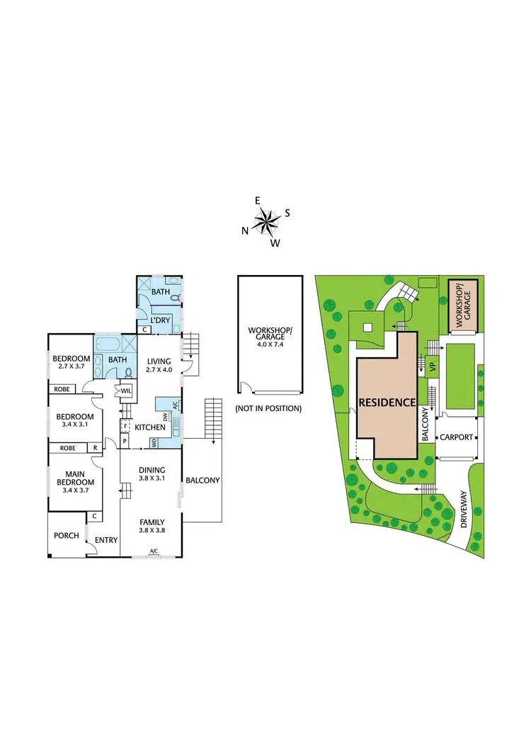 Floorplan of Homely house listing, 26 Meruka Drive, Eltham VIC 3095