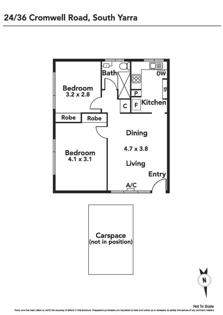 Floorplan of Homely apartment listing, 24/36 Cromwell Road, South Yarra VIC 3141