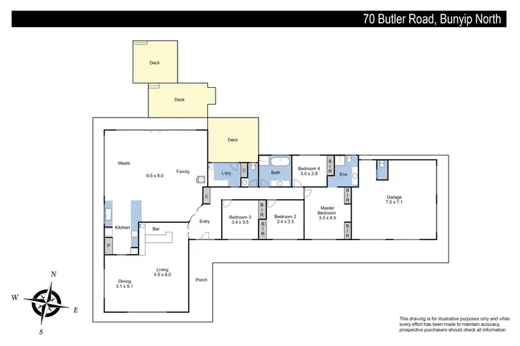 Floorplan of Homely rural property listing, 70 Butler Road, Bunyip North VIC 3815