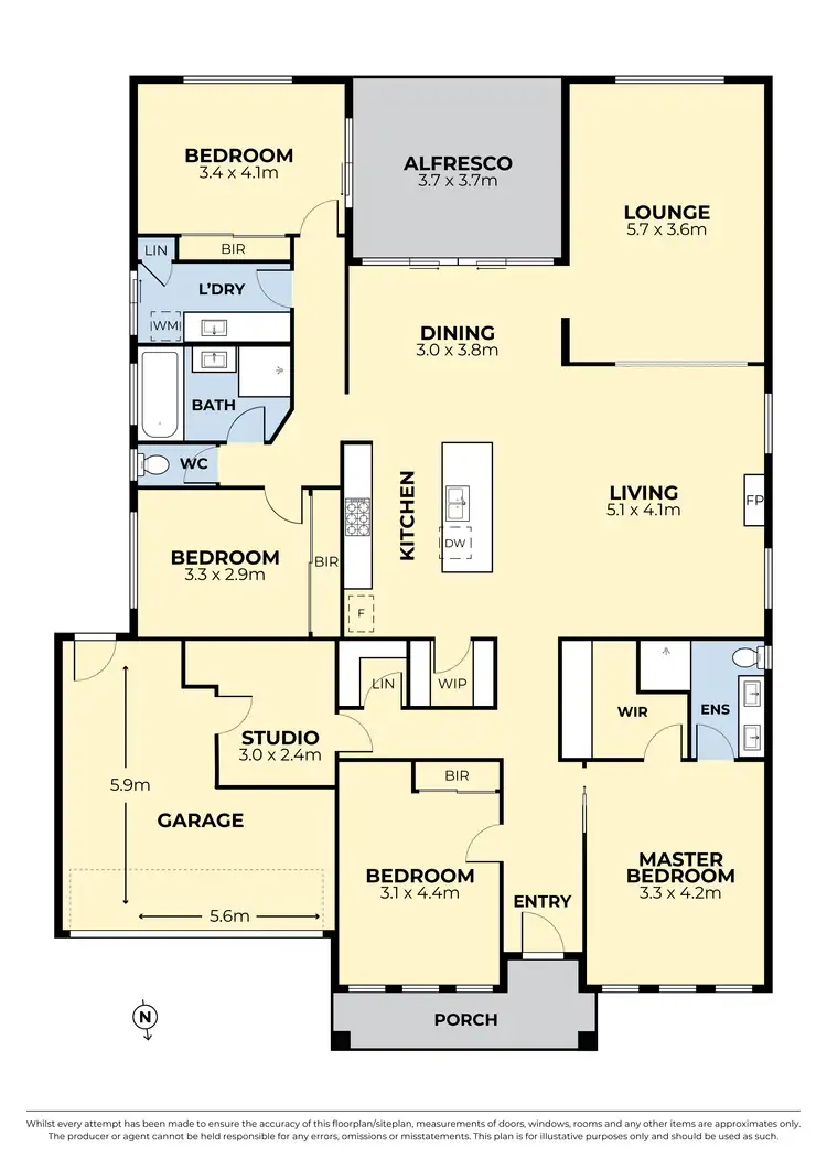 Floorplan of Homely house listing, 3 Townsend Street, Wyndham Vale VIC 3024