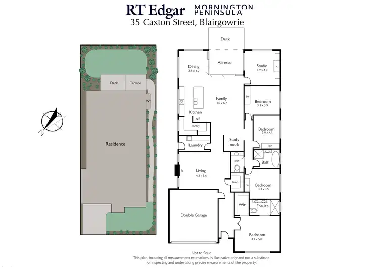 Floorplan of Homely house listing, 35 Caxton Street, Blairgowrie VIC 3942
