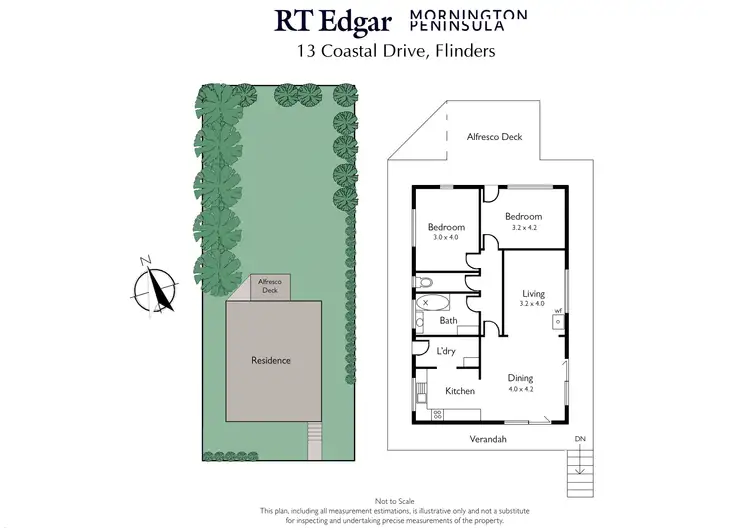 Floorplan of Homely house listing, 13 Coastal Drive, Flinders VIC 3929
