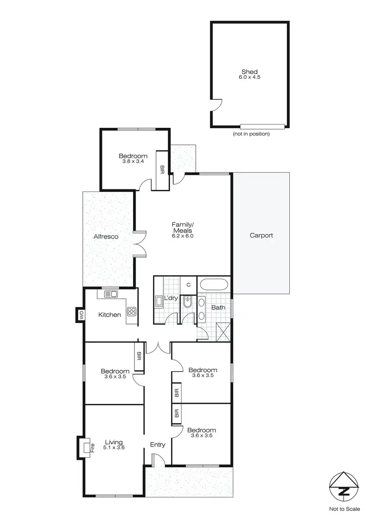 Floorplan of Homely house listing, 427 Eureka Street, Eureka VIC 3350