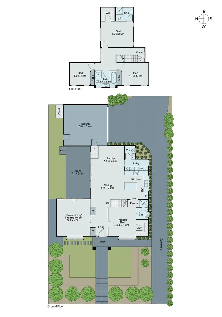 Floorplan of Homely house listing, 1/36 Bales Street, Mount Waverley VIC 3149