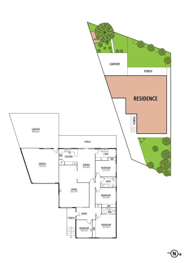 Floorplan of Homely house listing, 12 Lana Court, Airport West VIC 3042