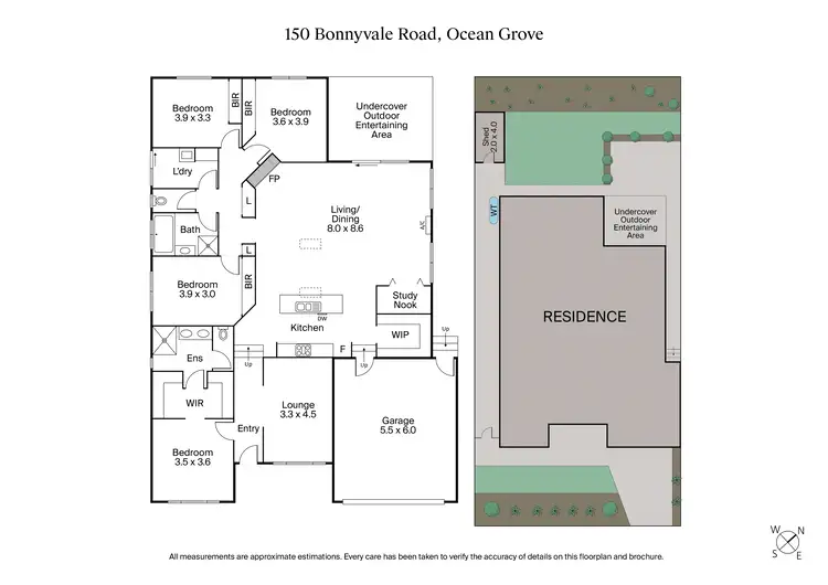 Floorplan of Homely house listing, 150 Bonnyvale Road, Ocean Grove VIC 3226