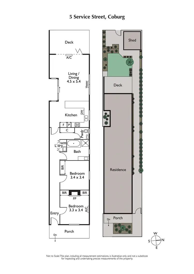 Floorplan of Homely house listing, 5 Service Street, Coburg VIC 3058