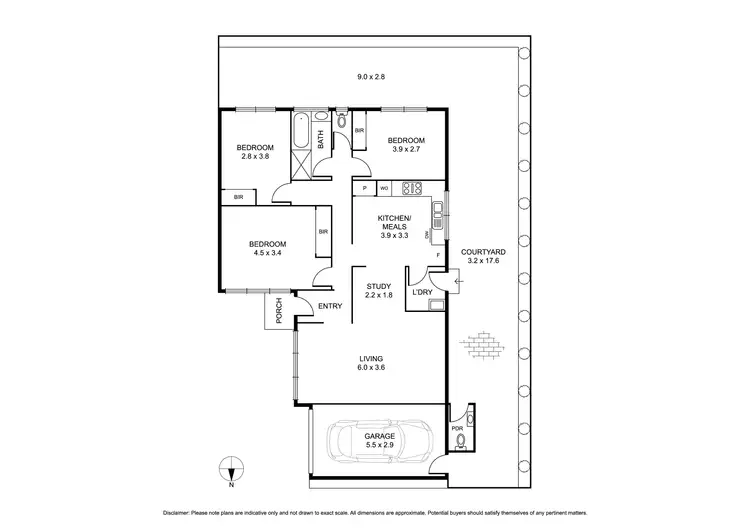 Floorplan of Homely unit listing, 4/27A Bambra Road, Caulfield North VIC 3161