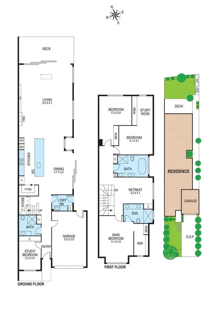 Floorplan of Homely townhouse listing, Address available on request