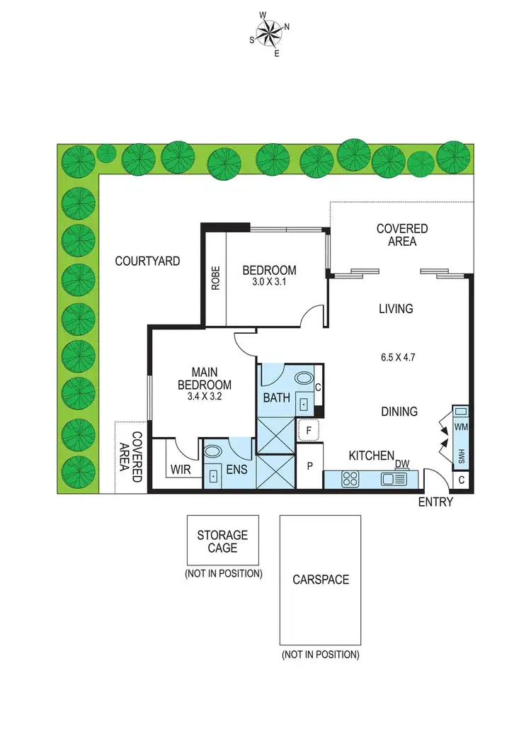Floorplan of Homely apartment listing, 3/126 Centre Road, Brighton East VIC 3187